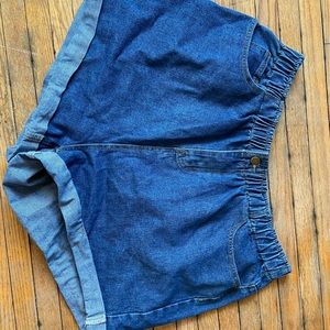 Jean shorts